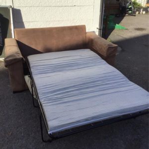 Sofa Bed Metal Frame – . / Large / Fabric / Beige