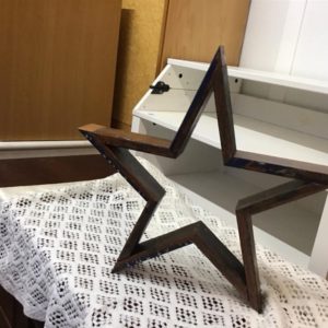 Christmas Star – wooden frame – . / . / Wood / .