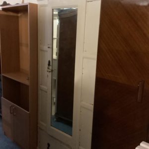 Wardrobe Single – . / Large / Wood / White