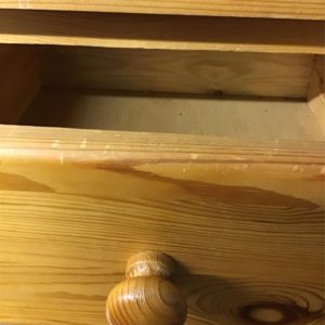 Bedside Cupboard / Table – . / Small / Wood / Pine