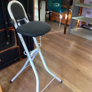 Folding Stool – . / . / Metal / White