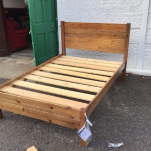 Bed Base Double: Wooden