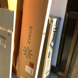 Metal fram bed  Base Single ,new& boxed – . / . / . / Black