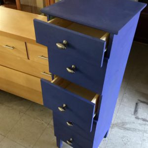 Chest Of Drawers Large (4 Drawers+) – . / Medium / Wood / Navy Blue