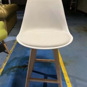 Wood Bucket Stool – . / . / . / White