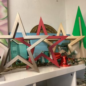 Christmas Star – hardwood frame