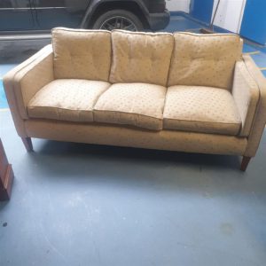 Sofa 3 Seater – . / Large / Fabric / Beige