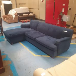 Sofa Corner Unit /sofa bed – . / Large / Fabric / Navy Blue
