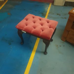 Stool/Pouffe – . / Medium / Fabric / Pink