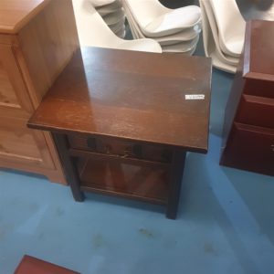 Bedside Cupboard / Table – . / Medium / Wood / Dark Brown
