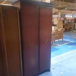 Wardrobe Double – . / Large / Wood / Dark Brown
