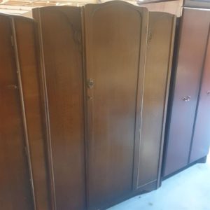Wardrobe Double – . / Large / Wood / Dark Brown