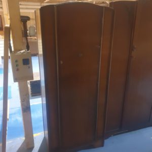 Wardrobe Single – . / Medium / Wood / Dark Brown