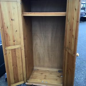Wardrobe Double – . / Large / Wood / Pine