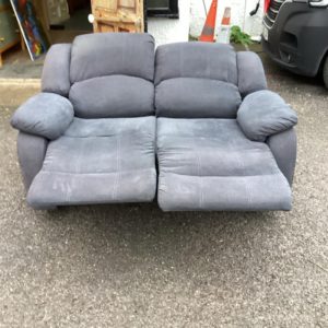 Sofa 2 Seater recliner – . / Large / Fabric / Grey