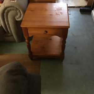 Bedside Cupboard / Table – . / Small / Wood / Pine