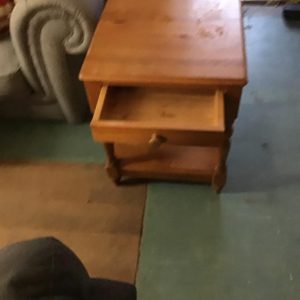 Bedside Cupboard / Table – . / Small / Wood / Pine