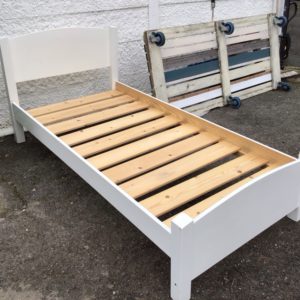 Bed Base Single – . / . / . / White