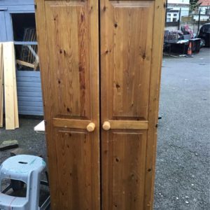 Wardrobe Double – . / Large / Wood / Pine