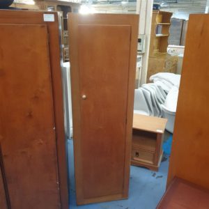 Wardrobe Single – . / Medium / Wood / Dark Brown
