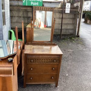 Dressing Table – . / Small / Wood / Dark Brown