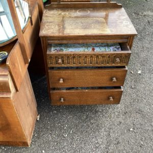 Dressing Table – . / Small / Wood / Dark Brown