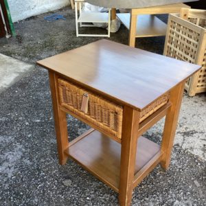 Bedside Cupboard / Table wicker