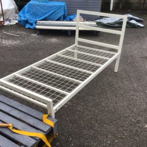 Bed Base Single – . / Single / Metal / White