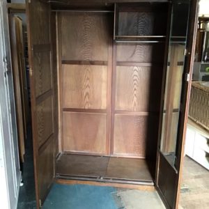 Wardrobe Double – . / Large / Wood / Dark Brown