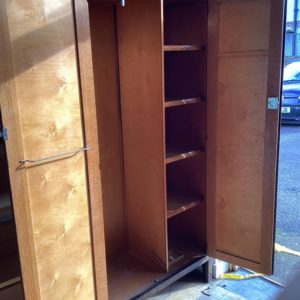 Wardrobe Double – . / Large / Wood / Dark Brown