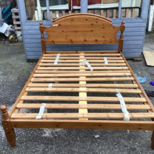 Bed Base Double Wood
