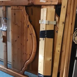 Bed Base Double: Pine