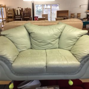 Sofa 2 Seater – . / Small / Leather / Green