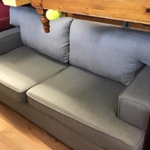 Sofa 2 Seater – . / Large / Fabric / Grey