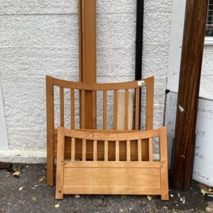 Single bed – . / Large / Wood / Tan