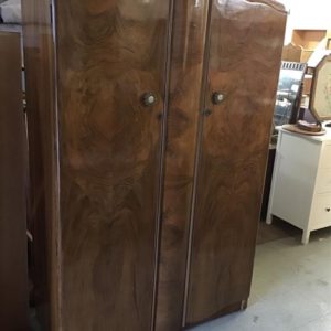 Wardrobe Double – . / Large / Wood / Dark Brown