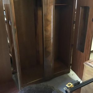 Wardrobe Double – . / Large / Wood / Dark Brown