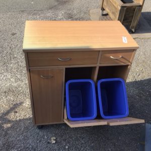 Recycling Cabinet – . / . / Wood / Beige