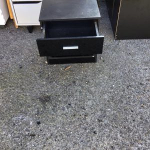 Bedside Cupboard / Table – . / Small / Composite / Black