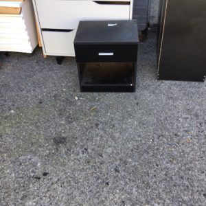 Bedside Cupboard / Table – . / Small / Composite / Black