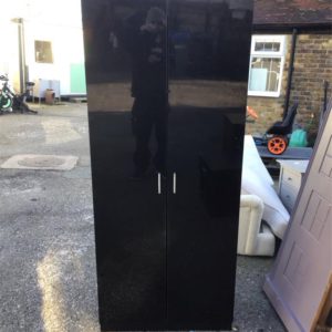 Wardrobe Double – . / Large / Composite / Black