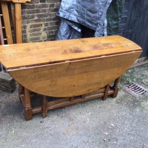 Kitchen Table Drop Leaf – . / Large / Wood / Pine