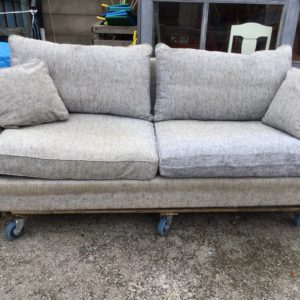 Sofa 3 Seater – . / Medium / Fabric / Grey