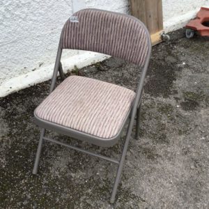Folding Chair – . / . / Fabric / Grey