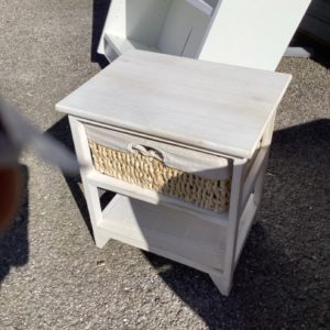 Bedside Cupboard / Table – . / . / . / White