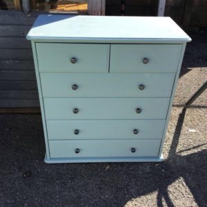 Chest Of Drawers Blue – . / Small / Wood / Light Blue