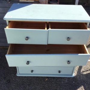Chest Of Drawers Blue – . / Small / Wood / Light Blue