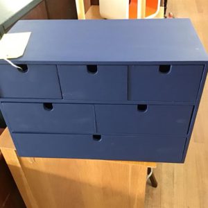 Office Tidy – small drawers – . / . / Wood / Navy Blue