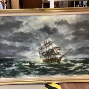 Print on canvas – The Cornish Wreckers by Graham Hughes