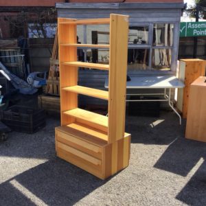 Shelves/Bookcase Large with Drawers and Doors – . / . / Wood / Pine